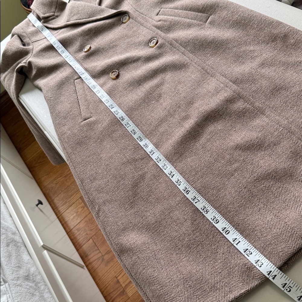 Levi’s Blair Western Coat Wool Blend Herringbone Tan Size XS New With Tags - Picture 9 of 16